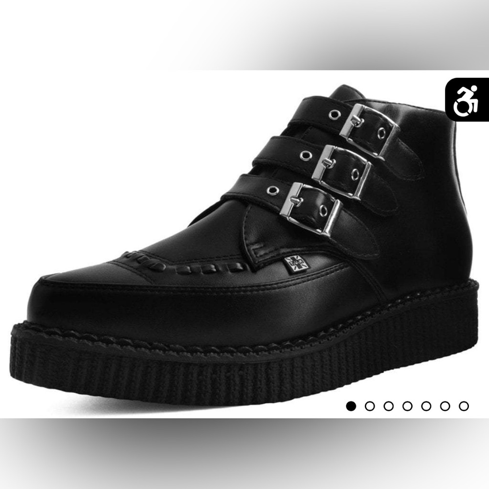 TUK 3 Buckle Pointed Creeper Boot Men Size 6 / Women Size 8 - NIB